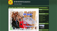 Desktop Screenshot of koumarovi.cz