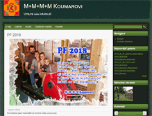 Tablet Screenshot of koumarovi.cz
